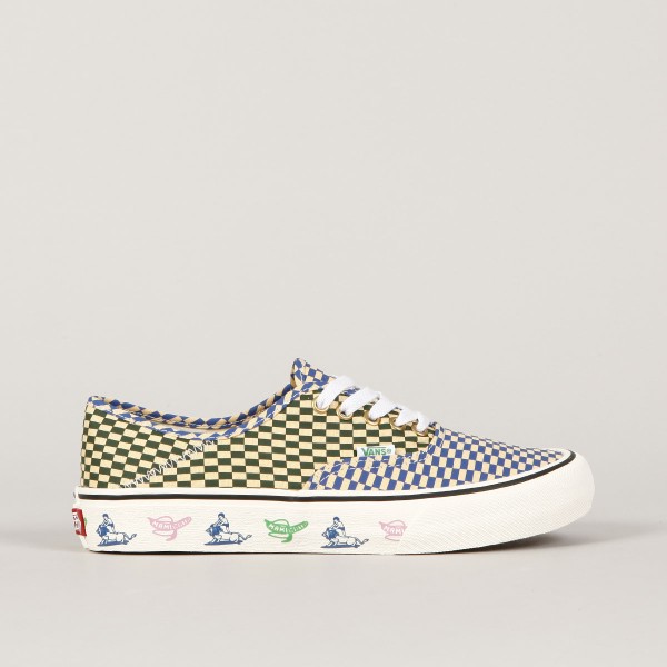 Vans pop check authentic hot sale